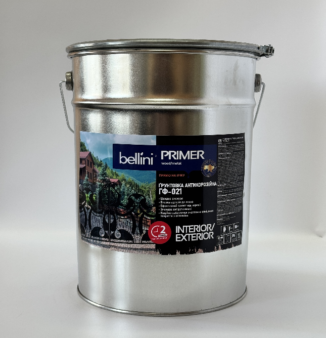 Грунтовка "BELLINI" ГФ-021 (25кг) Біла